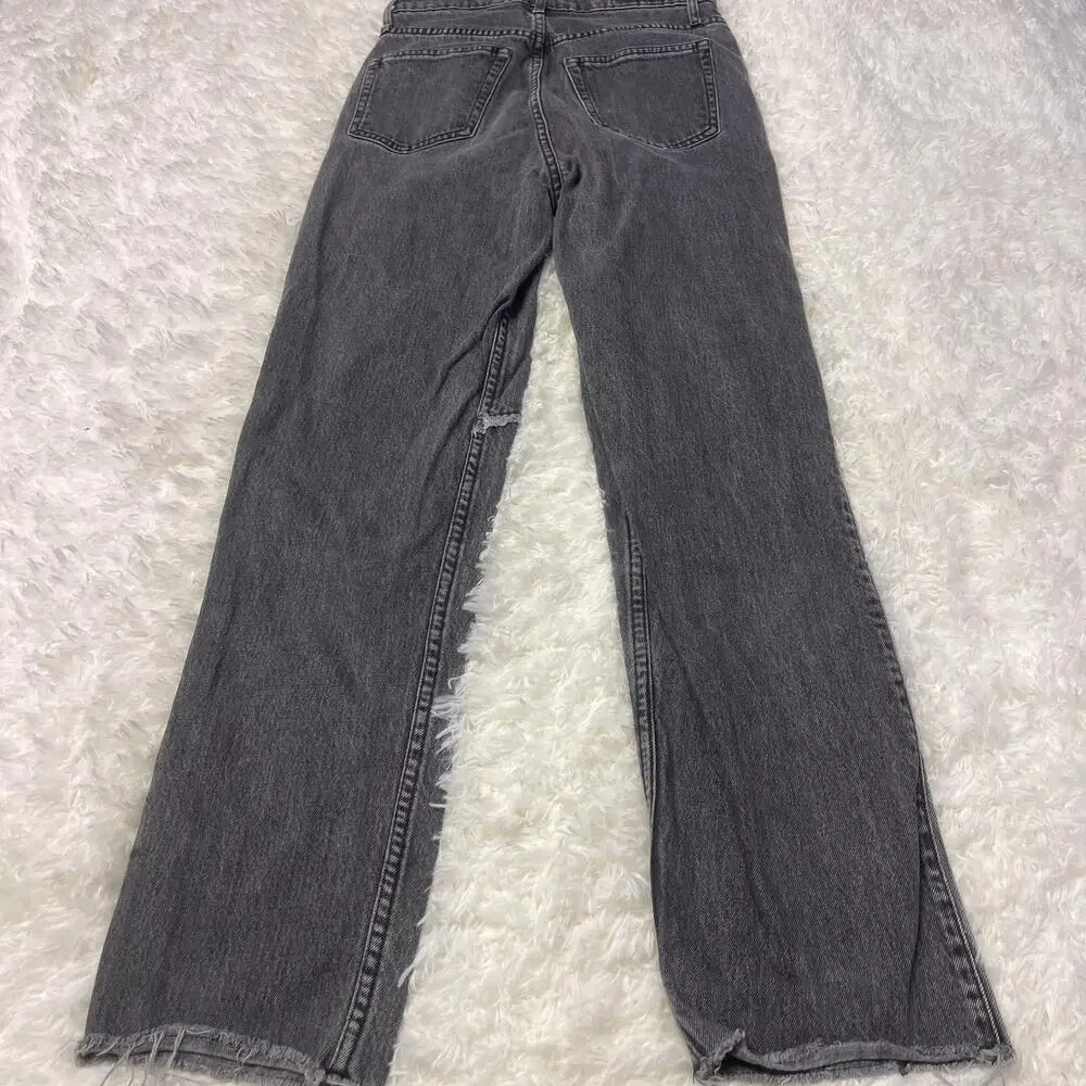 Social Tourist Women's Wide Leg Two-Tone Patchwork Jeans